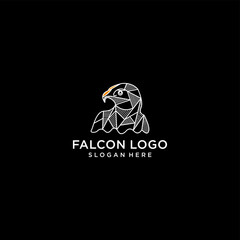 Falcon logo logo icon design vector 