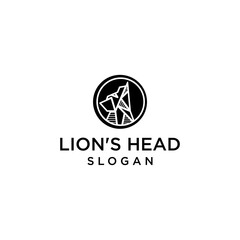 Lion logo icon design vector 