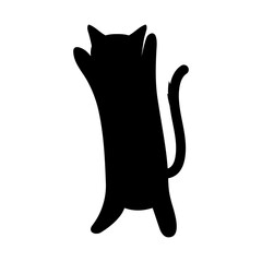 cat silhouette design