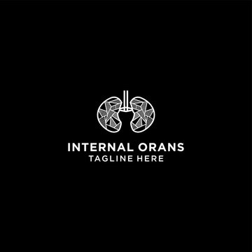 Internal orans logo icon design vector 