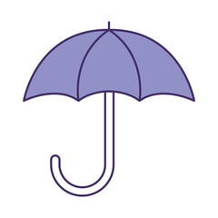 purple umbrella icon
