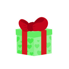 gift box decorated with colorful ribbons