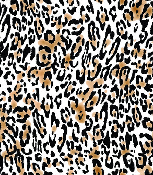 a metered pattern suitable for textiles consisting of wild animal skin