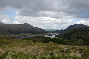 Ladies View, famous Ring of Kerry viewpoint in Ireland  