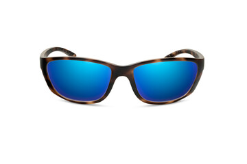 Sunglass | Blue color stylish sunglasses isolated on white background