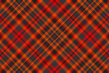 Tartan plaid pattern with texture and warm color.