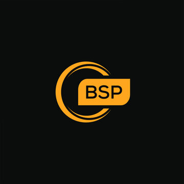 BSP letter design for logo and icon.BSP typography for technology, business and real estate brand.BSP monogram logo.vector illustration.