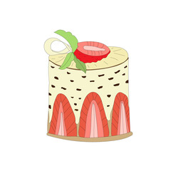 illustration of a watermelon