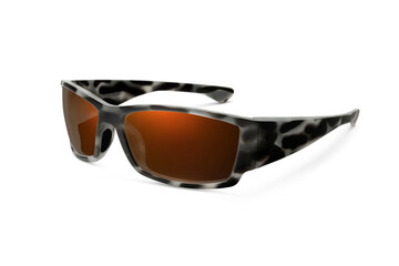 Sunglass | Copper Canyon color stylish sunglasses isolated on white background