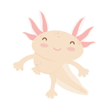 happy axolotl icon image