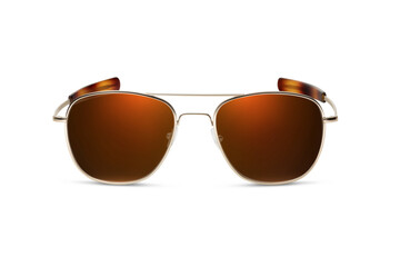 Sunglass | Copper Canyon color stylish sunglasses isolated on white background