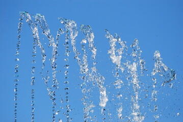 Water Spout of water in the sky fountain 