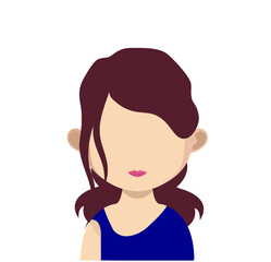 Abstract Boy Avtar Character.In fiction, a character is a person or other being in a narrative vector illustration. many uses for advertising, book page, paintings, printing, mobile wallpaper, mobile.