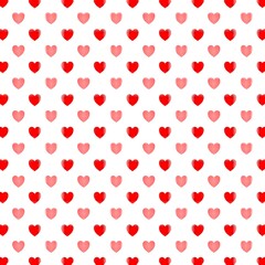 Hearts for Valentine's Day. A postcard with hearts for February 14. Seamless repeating pattern. Background for scrapbooking, albums, advertising, printing, websites, mobile screensavers, bloggers.
