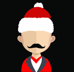 Abstract Boy Avtar Character.In fiction, a character is a person or other being in a narrative vector illustration. many uses for advertising, book page, paintings, printing, mobile wallpaper, mobile.