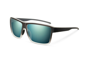 Sunglass | Green Color stylish sunglasses isolated on white background