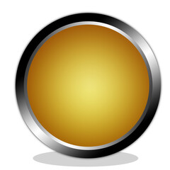 Gold button ilustrator image, luxury, sliver