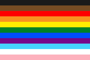 Bandera arcoíris 11 colores