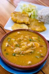 Colombian seafood casserole