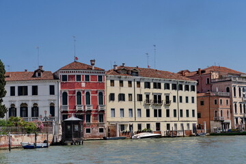 Palais sur le Grand Canal. Venise. Italie.