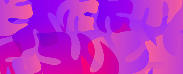 Abstract background with tropical leaves - for banners, posters, cover design templates.	