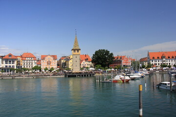 Hafen in Lindau am Bodensee
