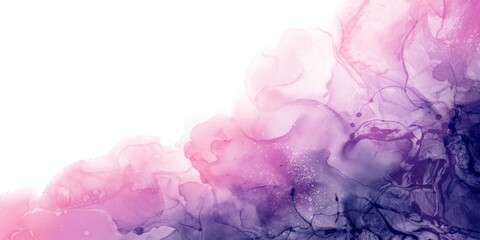 Abstract art pink purple blue pastel gradient paint background with liquid fluid grunge texture.