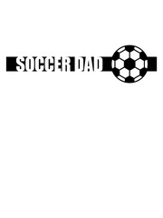 Obraz premium Streifen Soccer Dad Logo 