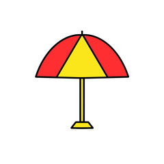 Digital illustration of summer icon
