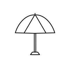 Digital illustration of umbrella