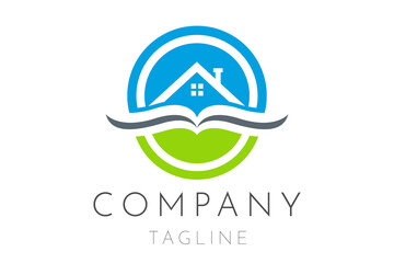Real Estate House Logo. Professional logo design template for Real Estate and Construction Company.