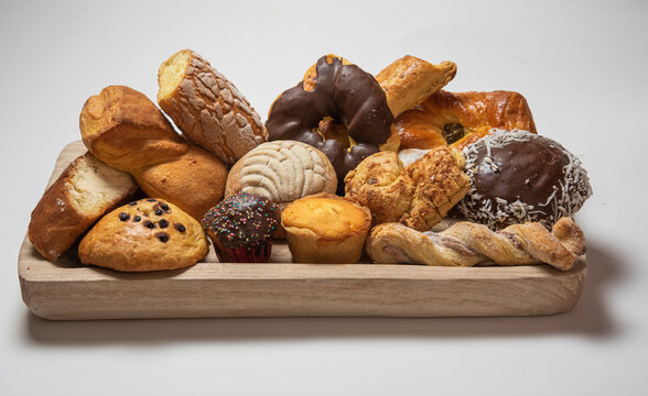 pan de dulce en charola
