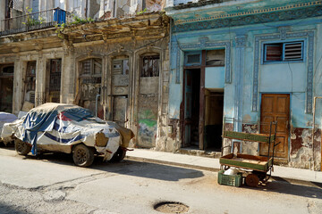 old car in the streets of havana