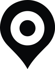 map pointer icon Location map pin vector icon. GPS marker symbols. Plan place pointer signs. Location tag concept. pin isolated flat design