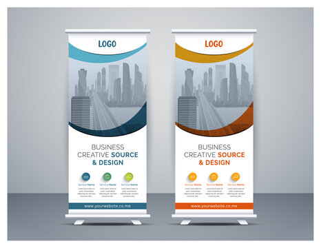 Professional, Clean and Modern Corporate Business Roll up Banner Template