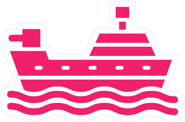 Army Ship Icon Style © Circlon