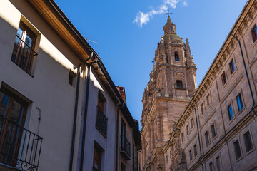 Church of La Clerecia in the city of Salamanca, in Spain.