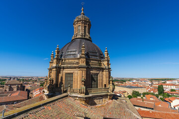 Torres de la Clerecia, pontifical university, in the city of Salamanca, in Spain.