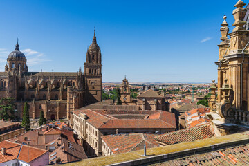 Fototapeta na wymiar Cathedral of the city of Salamanca, in Spain.