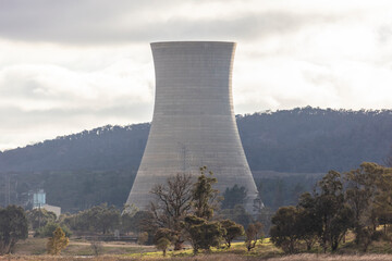 The cooling tower at Wallerawang Power Station