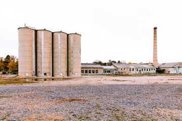 The now closed historical Portland Cement Works