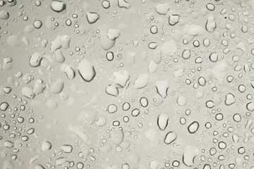 wet matte transparent surface with drops