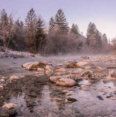 Sunrise at the river