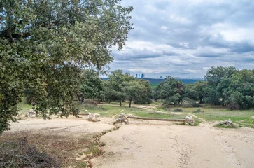  View of the city of Madrid, from El Pardo forest © vli86