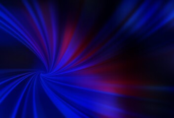 Dark Pink, Blue vector blurred shine abstract template.