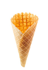 ice cream cone isolated on a white background
