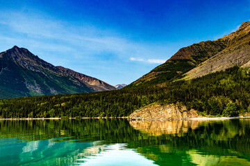 Fototapeta premium Upper Waterton Lakes Waterton Lakes National Park Alberta Canada