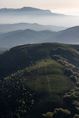 Kurutzeta mountain and surrounding area in Urkiola natural park in the Basque Country (Spain)