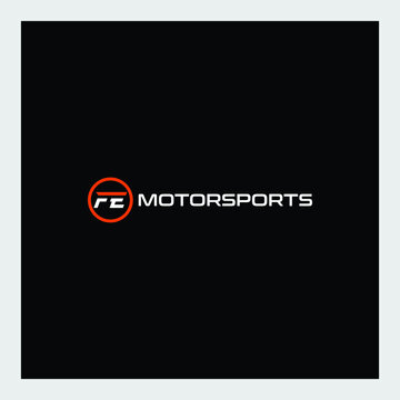 creative logo initials fe
