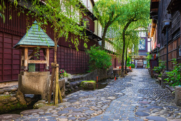 郡上八幡　やなか水のこみち